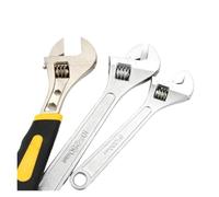 BDAYEK Llave Ajustable 1 Llave Inglesa Ajustable de Gran Apertura, Deslizante Angular 6-8-10-12-15 Pulgadas, Herramientas for el hogar(6 Inch Plastic Handl)