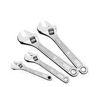 BDAYEK Llave Ajustable Llave de Abrazadera Universal Mango Largo Gran Apertura, Herramientas reparación Manual for Taller mecánico Acero(10inch)