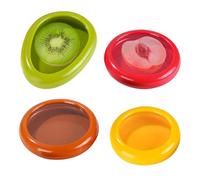BDBFDFY 4 PCS Contenedores de Almacenamiento de Frutas,Caja de almacenamiento de frutas de silicona,Cajón de Frutas de Silicona,Recipientes de Silicona Reutilizables