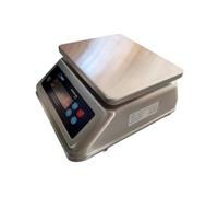 BDCOM Super-SS Balanza Digital Profesional, Acero Inoxidable, Doble Pantalla LED Roja, 30 kg Capacidad, 2g de precisión, Sobremesa, IP67 Estanca, Para Industria Alimentaria
