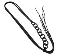 BDDCYWY Collar Fascinante Cadena Colgante Hombres Mujeres Joyas Collares de Goma Hechos a Mano para Largos Accesorios góticos Cadenas Negras