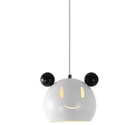 BDDCYWY Dominar la Sala de niños Cartoon Mickey Macaron Smiley Pense Lights Lights Bar Counter 1 Lights Nordic Chandelier de lámpara de Hierro Forjado Hall Hechicle Lámpara de colgación E26/E27 Base