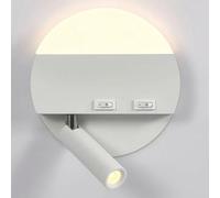 BDDCYWY lámpara nórdica lámparas de Pared acrílica Modernas 7W Fuente de luz LED Luz cálida Discontras de Pared de la Pared Redonda de la Pared de la Pared del Dormitorio rotativo