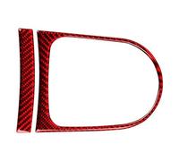 BDDXWSM Adhesivo Decorativo Para Interior Del Automóvil Kit De Molduras Marco Para El Panel Palanca De Cambios Para Ford Para Mustang GT 2015-2021 Pegatinas Decorativas(ROJO,X-3)