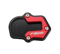 BDDXWSM Almohadilla De Extensión para Caballete Lateral Motocicleta para F900R XR 2020-2023 F900XR 2022. Protector para Soporte para Cabra(Rojo)