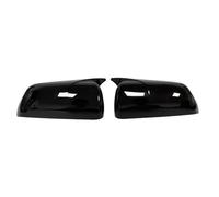 BDDXWSM Carcasa De Espejo Retrovisor Para Mitsubishi Para Lancer X 10 EX EVO 08-12 Protector De Tapa Tapas De Espejo Lateral Izquierdo Y Derecho Fundas Retrovisores(Negro 1)