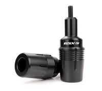 BDDXWSM Deslizadores De Marco De Protección contra Caídas Y Protectores De Carenado para Suzuki GSX-S 750, 1000, 950, GSXS, GSXS750, GSXS1000/GT, GSX-S750 Deslizadores Protector(Negro)