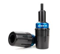 BDDXWSM Deslizadores De Marco De Protección contra Caídas Y Protectores De Carenado para Suzuki GSX-S 750, 1000, 950, GSXS, GSXS750, GSXS1000/GT, GSX-S750 Deslizadores Protector(Azul)