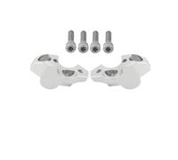 BDDXWSM Elevador De Manillar para ADV160 ADV 160 2017-2024. Soporte Adaptador De Extensión para Ajuste De Altura. Aumento Altura Manillar(Plata)