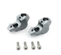 BDDXWSM Elevador De Manillar para ADV350, ADV160 Y ADV150. Modificación del Manillar. Elevador De Manillar Adaptador Manillar Bloque Elevador. Aumento Altura Manillar(Plata,X-2)