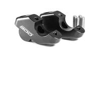 BDDXWSM Elevador para Aprilia Tuono 660 V4 900 Dorsoduro 2017 - Regulador De Extensión De La Base De La Abrazadera del Tubo De Dirección. Aumento Altura Manillar(Negro 1)
