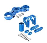 BDDXWSM Elevador para Surron Light Bee X S. Soporte De Ajuste De Altura Extensible. Adaptador De Extensión De Abrazadera De Tubo Descentrado. Aumento Altura Manillar(Azul)