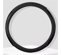 BDDXWSM Funda De Volante De Cuero De Fibra De Carbono Antideslizante para Tesla para Model 3 para Model X para Model S para Model Y 2021 2022 2023 Protector Funda Rueda(Negro)