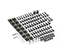 BDDXWSM Kit De Tornillos Y Tuercas para Carenado De Motocicleta para Suzuki GSXR GSX-R 600 750 1000 GSX R 600 750 1000 K1 K2 K3 K4 K5 K6 K7 K8 K9 Kit de Tornillos de Carenado(Negro)