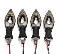 BDDXWSM Luces Direccionales Ámbar Motocicleta Para Suzuki GSXR600, GSXR 750, 1000, GSX-R600, GSX-R750 Luces auxiliares laterales(4 piezas)