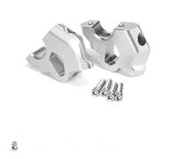 BDDXWSM Manillar De Motocicleta para R1300GS R 1300 GS R1300 GS 2024 - Accesorios con Adaptador De Extensión Y Regulador De Altura. Aumento Altura Manillar(Plata)
