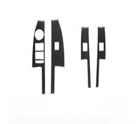 BDDXWSM Pegatina Para El Interior Del Coche Para Chevy Para Sonic 2012-2016, Panel De Control De Elevalunas, Decoración, Embellecedor, Pegatinas Pegatinas Decorativas(1 Set Black LHD)