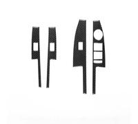 BDDXWSM Pegatina Para El Interior Del Coche Para Chevy Para Sonic 2012-2016, Panel De Control De Elevalunas, Decoración, Embellecedor, Pegatinas Pegatinas Decorativas(1 Set Black RHD)