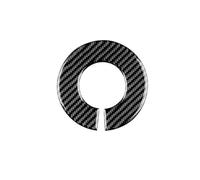 BDDXWSM Pegatinas Para El Interior Del Coche Para Fiat 500 2008-2023. Pegatinas Decorativas Para Volante, Revestimiento Protector Pegatinas Decorativas(Negro,X-3)