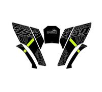 BDDXWSM Protector del Tanque Combustible Adhesivos Laterales para Depósito De Combustible De Motocicleta para CFMOTO 450MT 450 MT 2024 Adhesivo para Depósito De Combustible(Amarillo,X1)