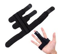 BDEPSTCR Ferula Dedos Mano, Ferula Dedo, Soporte de Vendaje para Dedo, Vendaje de Mano, Enderezamiento, Tratamiento Inmovilizador para Esguinces, Izquierdo y Derecho(B)