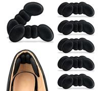 BDEPSTR 6 Pares Taloneras para zapatos, Protector de Talón para Zapatos, Plantilla Autoadhesiva Evitar la Fricción del talón y las ampollas, Almohadilla de Talón universal para Hombres y Mujeres-A