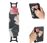 BDEPSTR Correa de Mano de Seguridad para Kindle eReaders Tableta - Correa de Agarre de Dedo Elástico Ligero Antideslizante, Flores