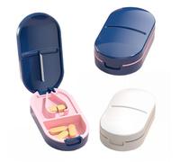 BDEPSTR Cortador de Pastillas,2 Pcs Partidor de Pastillas,Pill Cutter,Triturador de Pastilla,para Mascotas,Viajes,para Dividir y Transportar Medicamentos Diarios