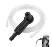 BDEPSTR Purgador de Frenos Moto y Coche, Kit de Cambiador de Líquido de Frenos con Manguera de 1,2m y Adaptador de Purga Negro, Herramienta de Extracción de Aceite para Sistema de Frenado ABS