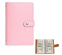Bdfgh Carpeta de ahorro de dinero para parejas, carpeta de presupuesto reutilizable A6 o sobres de efectivo, planificador de presupuesto, desafío de ahorro del Reino Unido