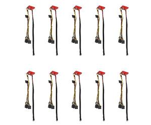 Bdfhjln 10 x Dc ATX Fuente de alimentación 12 V 160 W ATX Interruptor Fuente de alimentación 24 pines Mini Itx DC a Auto ATX PC Fuente de alimentación de entrada ancha para ordenador