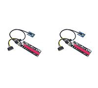 Bdfhjln 2X Mini PCIe a PCI Express 16X Riser para portátil Tarjeta gráfica externa BTC Miner MPCIe