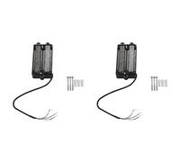Bdfhjln 2X Noiseless Good Balance 4 Cuerdas Humbucker Doble Bobina Negro para Guitarra Bajo