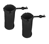 Bdfhjln 2X tambor bolsa para palillos resistente a la humedad, resistente al desgaste palillos para palillos con abrazadera de fijación accesorios para batería bolsa de herramientas