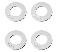 Bdfhjln 4X Pesas Fraccionales Pesas Fraccionadas Mini Placas de Pesas Placas de Entrenamiento de Fuerza Accesorio de Disco Preciso Blanco 0,25Kg