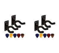 Bdfhjln 8X Gancho para Colgar Guitarra, Soporte de Pared Antideslizante para Guitarra, Ukelele, Violín, Bajo, Guitarra, Accesorios para Instrumentos