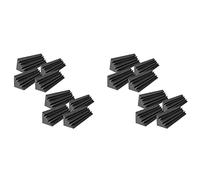 Bdfhjln Paneles Acústicos de 16 Piezas de Espuma Insonorizada Acústica de Estudio, Esquina de Trampa de Graves para Tratamiento de Sonido, Cuñas de Paneles de Sonido, 12X12X48cm