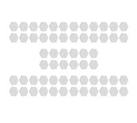 Bdfhjln Paquete de 60 paneles autoadhesivos de espuma acústica, a prueba de sonido, para aislamiento acústico y tratamiento acústico (blanco)