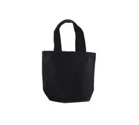 BDFJEDS Bolsas de lona multicolores for mujer y hombre, bolsos for el almuerzo, bolsa compras algodón reutilizable, organizador plegable(Black)