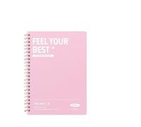 BDFJEDS Cuaderno de Espiral Cuaderno espiral grueso A5 con hojas sueltas perforadas(Pink)