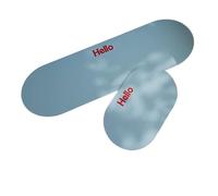 BDFJEDS Felpudo 2 uds alfombras Modernas Minimalistas for el Suelo de la Cocina Alfombra Antideslizante for Pasillo Absorbente for baño a Largo Plazo(Color1,40x60and40x120cm)