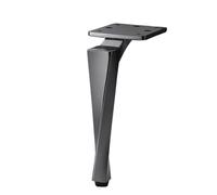 BDFJEDS Patas de Mesa Metalicas 4 Uds. Pies de sofá Mesa Centro pie TV Mueble Universal Metal(Black 4PCS)