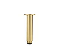 BDFJEDS Patas para Muebles Patas de gabinete Ajustables Multiusos Aluminio universales for Muebles, Patas Metal Redondas for sofá Cama, con 4 Piezas(Gold-45-60MM)