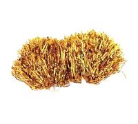 BDFJEDS Pompones Animadora Pompones Ligeros for animadoras, Pelotas de, Pompones for Bailar con Las Manos(1 pcs Gold,Handle Type)
