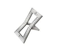 BDHI 1pc marcador de cola de milano herramienta de guía de cola de milano de acero inoxidable con escala carpintería plantilla de cola de milano plantillas cortadas a mano juntas de madera calibre