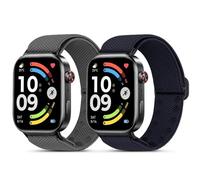 BDIG 2 Pack Correas Compatibles con Redmi Watch 6/5/4 & Xiaomi Smart Band 10 Pro/9 Pro/8 Pro Mujer Hombr,Correa Deportiva de Nylon Trenzado,Pulsera Solo Loop para Redmi Watch 6/5/4