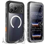 BDIG Funda para iPhone 17 Pro MAX （6.9"）es Resistente al Agua,protección de 360 Grados,Protector de Pantalla Integrado IP68 a Prueba de Golpes Compatible con iPhone 17 Pro MAX,Negro