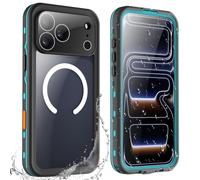 BDIG Funda para iPhone 17 Pro MAX （6.9"）es Resistente al Agua,protección de 360 Grados,Protector de Pantalla Integrado IP68 a Prueba de Golpes Compatible con iPhone 17 Pro MAX,Azul