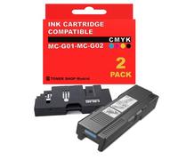 BDink Cartuchos de Mantenimiento Compatibles con Canon MC-G01 4628C001 y MC-G02 4589C001 (Pack 2) para Maxify GX y Pixma G Series