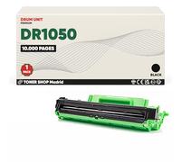 BDink Tambor de Imagen Compatible Brother DR1050 (Drum) Negro con Chip para DCP 1510 DCP 1512 DCP 1610W DCP 1612W HL 1110 HL 1210W HL 1212W MFC 1810 MFC 1910 MFC 1910W Rendimiento 10000 Páginas